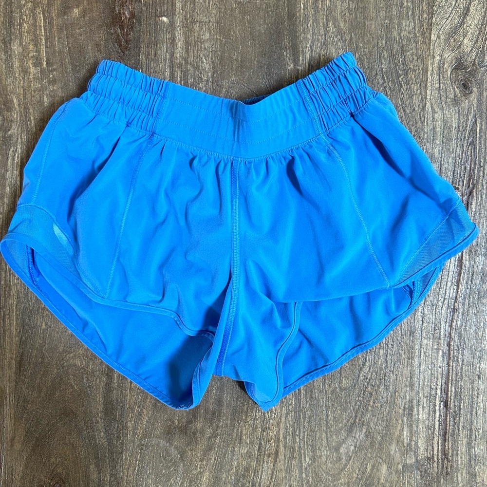 Blue Lululemon Hotty Hot Shorts